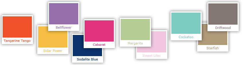 2012 Pantone Fashion Colors: Women